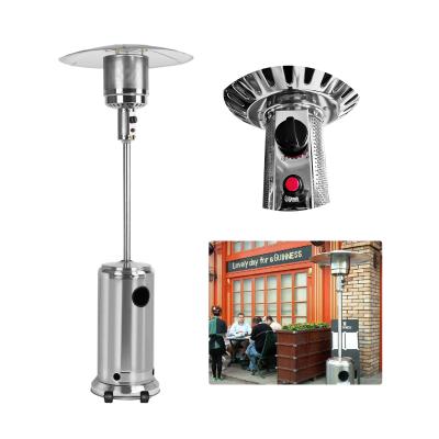 China Hot Sales Stocked In UK USA Germany France Portable Patio Heaters Stainless Steel Patio Heater Gas Outdoor Gas Patio Heater for sale