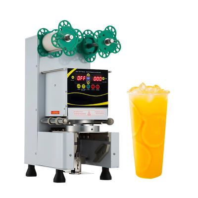 China Automatic food 70mm-95mm bubble tea machine 500-650 cups/h cup sealing machine with digital control for sealing PP PET paper cups for sale