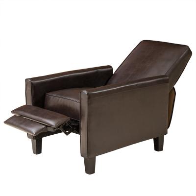 China Reclining Contemporary Leather Recliner For Living Room Bedroom Armchair Leather Club Leather Sofa for sale