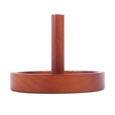 China Billiard Cone Talc Chalk Solid Wood Holder for sale