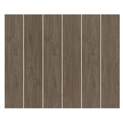 China Berich 200x1000 Rustic Brown Wooden Tiles Tile Wood Like Floor Tiles On Promotion for sale