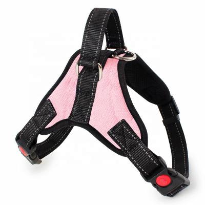 China Megan Durable Reflective Pet Dog Padded Harness For Dogs Pet Adjustable Harness Large Dog Walking Harness for sale