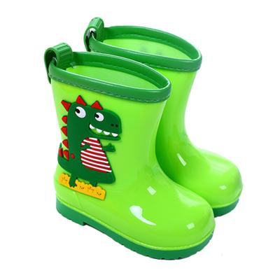 China Wholesale Custom JH Cartoon Anti-skid Rain Boots Kids Waterproof Rubber Rain Boots for sale