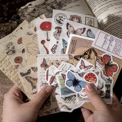 China Decorative Sticker Vintage Stickers Scrapbooking Stickers For Diary Notebook Decorate Pages Scrapbooking Dies for sale