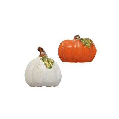 China Small Size Autumn Decor Europe Thanksgiving Ceramic Pumpkin Halloween for sale