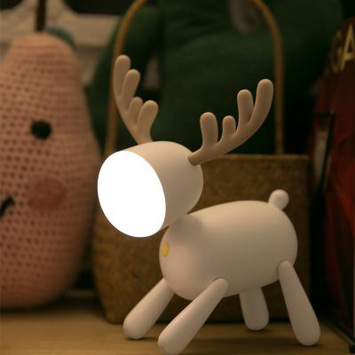 China Creative Room Holiday Touch Children's Beds Panda Sheep Reindeer Dog Cat Night Lamp Led Night Light for sale