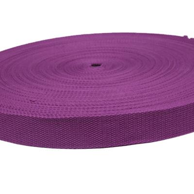 China 1.5 inch twill cotton webbing/cotton viable purple ribbon/cotton herringbone tape for sale