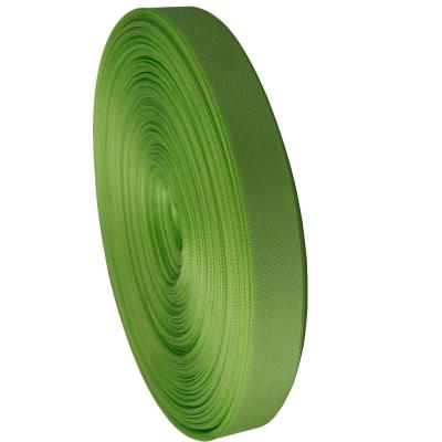 China Face Wholesale 20mm Simple Plain Grosgrain Light Green Nylon Ribbon for sale