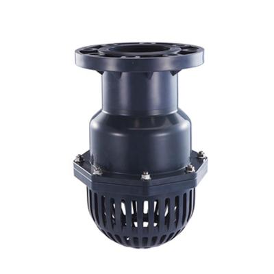 China Source Factory Wholesale UPVC Flange Suction Valve General Fin Type For Water Treatment for sale