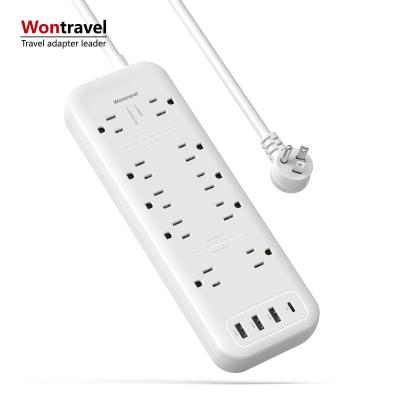 China Wholesale Power Strip Travel USA Electrical Outlet With USB Port Surge Protector Extension Board Socket for sale