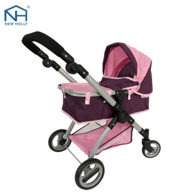 China Foldable Metal Tube PP 150D Polyester Baby Toy Kid Toy Baby - Doll Pram Walker For Kids for sale