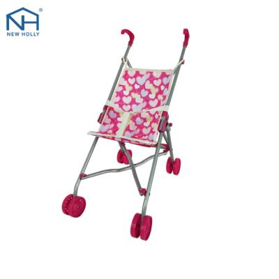 China Iron Tube/PP/Polyester Doll Umbrella Doll Stroller Doll Stroller Toys for sale