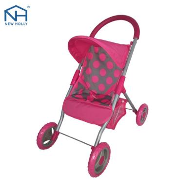 China Factory Wholesale Iron Tube/PP/Polyester Beautiful Children Plastic Baby - Doll Carriage for sale