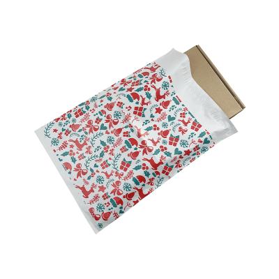 China Express Service Packaging Plastic Ready To Ship Poly Mailer With Printing Christmas Mailing Bags for sale