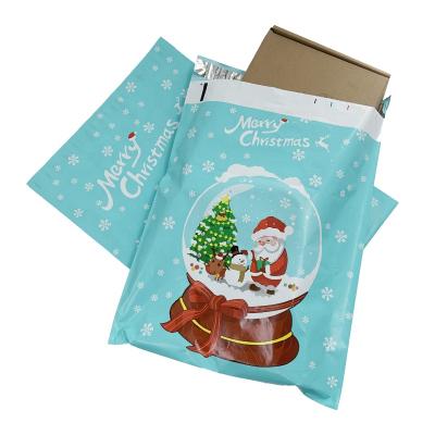 China Express Service Packaging Christmas Ad Poly Express Mailing Mailing Bags Ready To Ship 20*30+4cm for sale