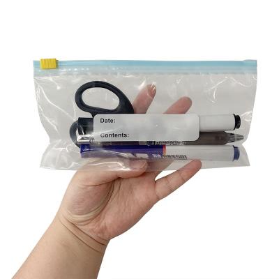 China High Quality Moisture Proof Small Zipper Bag Slider Plastic Bags For Sunglasses, Pen, Jewelry for sale