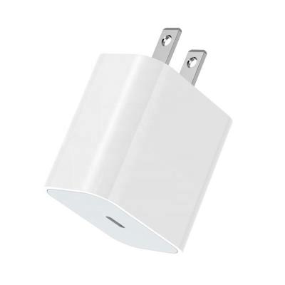 China Fast Charging Speed For Apple charger For iPhone USB-C 20W power adapter QC3.0 Original Type C PD cargador 20w fast charger For Apple for sale