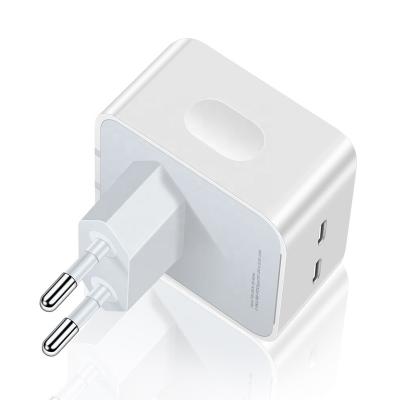 China PD 35W 40W 2-Port Fast Charger Wholesale PD 35W Fast Charging USB Type C Dual Port Wall Power Adapter US EU UK Plug Phone Data Cable Charger For iPhone Apple for sale