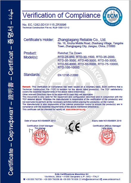 CE - Nanjing Reliable International Trade Co .,Ltd.