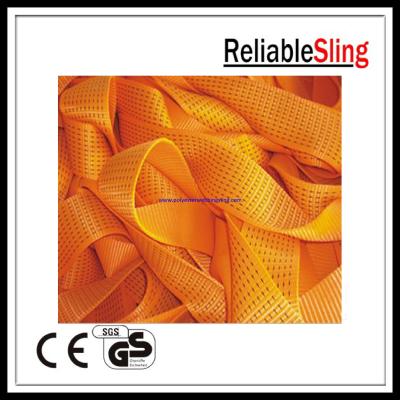 China Reliable orange Ratchet Strap Webbing 75mm / 100mm Width 3 inch / 4 inch 10T for sale