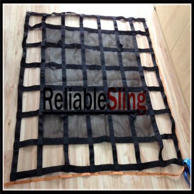 China Professional Webbing Cargo Net , Cargo Lifting Nets Approved ISO9001 for sale