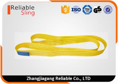 China Color Code 100% PES Endless Webbing Sling With Shrink Flim Packing for sale