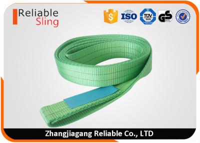 China Colour Code Endless Polyester Web Slings Flat Belt Type High Tenacity SF 7 for sale