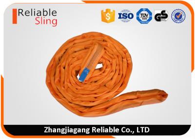 China CE Round Webbing Sling Endless Polyester Lift Cargo Strap With High Safety Factor for sale