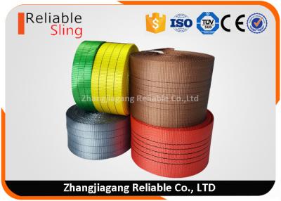 China Corrosion Resistant Simplex Flat Belt Type Polyester Webbing Low Elongation for sale