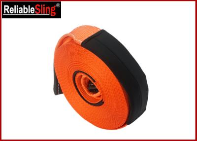 China Polyester Heavy Duty Tow Straps Off Road Vehicle Recovery Towing Strap for sale