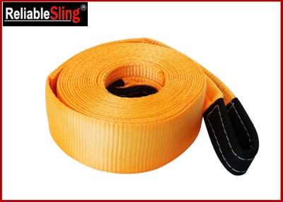 China OEM Multi Color 3 Inch Polyester Heavy Duty Tow Straps Load Capacity 30000 lbs for sale