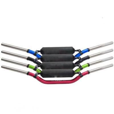 China Cross-country Aluminum Alloy PowerMotor Motorcycle Double-Layer Handlebar Motorcycle Aluminum Alloy Handlebar for sale