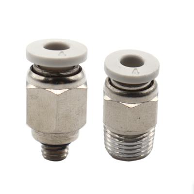 China ZJHD Factory Popular 4mm Straight Pneumatic Fittings Quick Air Connect Pipe Fittings PC Series for sale