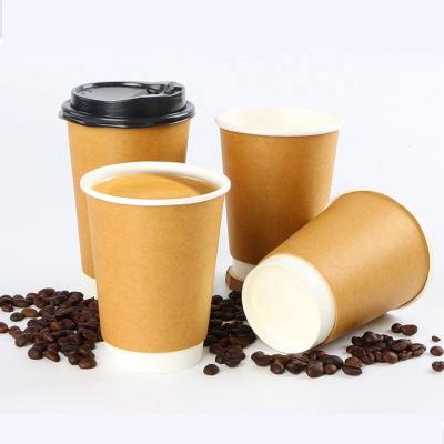 China Biodegradable Customize Logo Design Paper Cup 6/8/10/12/16 oz Ripple /single/double Paper Coffee Cups With Disposable Paper Cup Sleeve for sale