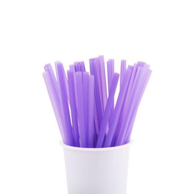 China 100% Biodegradable Plastic Bubble Tea Smoothie Milkshake Boba Drinking Disposable Straws for sale