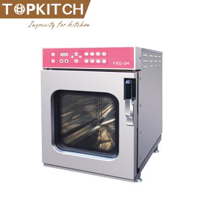 China Commercial US Brand Computer Control Panel Automatic Menu Saving Automatic Kitchen Wash Spray Combi Steamer for sale