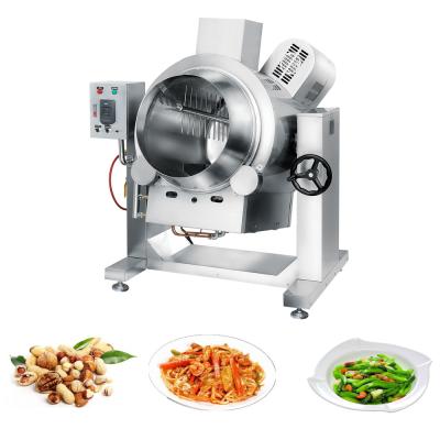 China Commercial Supply Industrial Gas Cooking Mixer Tilt Wok Sauce Vessel Soup Kettle Dish Cooker for sale