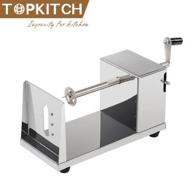 China Tornado Fruit Potato Slicer Machine Spiral Twister Vegetable Potato Chips Easy Operation for sale