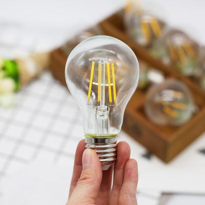 China Hotel ALVA A60 LED filament bulb lamp amber or glass IC clear driver for ceiling lights, pendant lights, office lights G125 A60 ST64 for sale