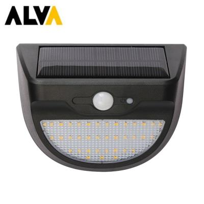 China Garden ALVA ALL IN ONE Solar Outdoor ABS PC Material Lamp IP65 Wall Sensor Light for sale