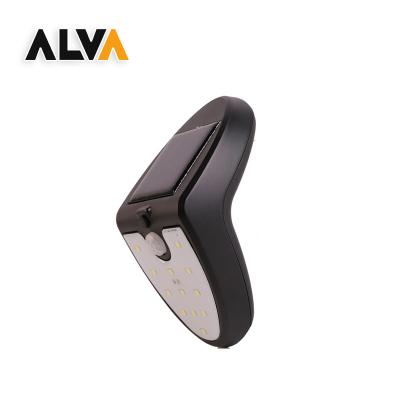 China Residential ALVA Solar ALL IN ONE LED WALL LIGHTS Warm White or Cool White or RGB with PIR Sensor Charging Automatically for sale