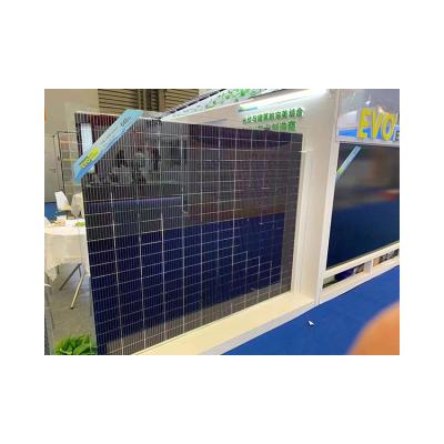 China Chinese factory 2200*2000*4+4mm double glass PVB solar panel 99kg with big solar size bipv for sale