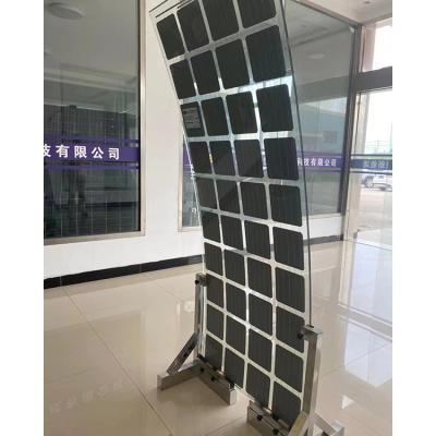 China 39KG High Quality PVB Glass Solar Panel 1800*800*5+5mm Double Bending for sale