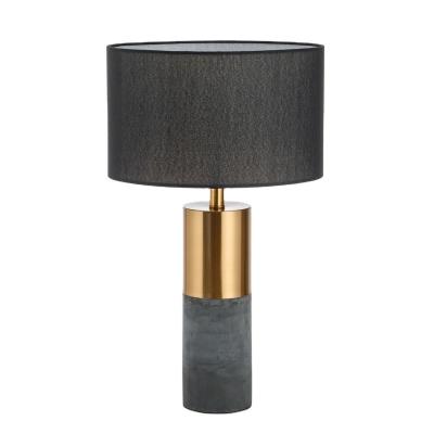 China American Postmodern Modern Nordic Creative Table Lamp Bedside Lamp Office Cement Room Club Hotel Black Model Living Room Lamp for sale