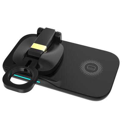 China 15W QI Wireless Charging Dropshipping 15W 3 in 1 Wireless Charger QI Fast Charging Dock for Smartphone Watch Wireless Charger Phone Holder for sale