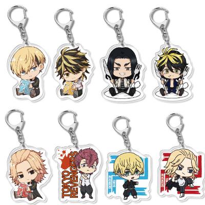 China New Design Digital Photo Charms Anime Charms Custom Acrylic Key Chain Custom Printed Acrylic Key Chain for sale