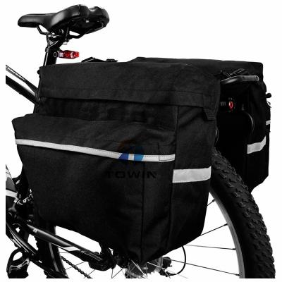 China Ourtdoor sports travel bicycle bag bicycle bag, adjustable bicycle basket strap hook, handle, thoughtful balance and large pocket for sale