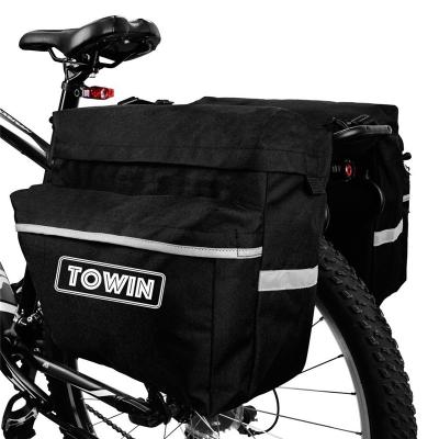 China Customizable Logo MTB Road Bike Bicycle Pannier Bike Bag Waterproof Bag 34 x 32 X 14CM (WxHxD) X 2SIDE for sale