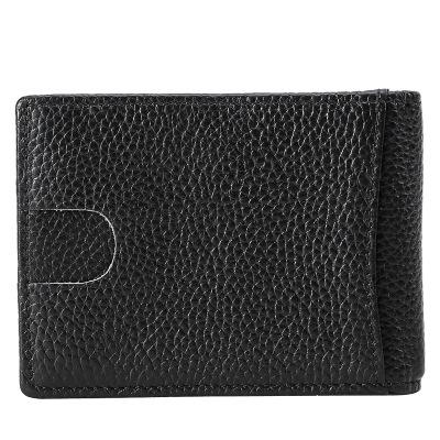 China Durable Custom Logo Leather Men's Purse Card Holder Card Case for sale