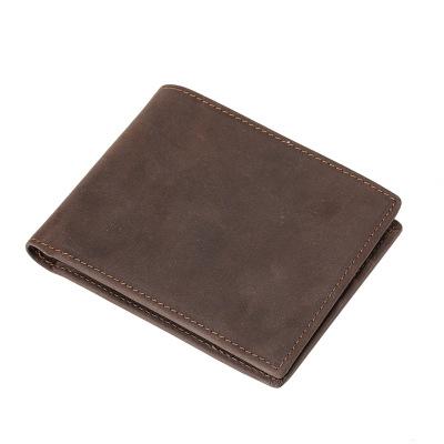 China Durable Custom Logo Leather Men Purse Card Holder Card Case for sale